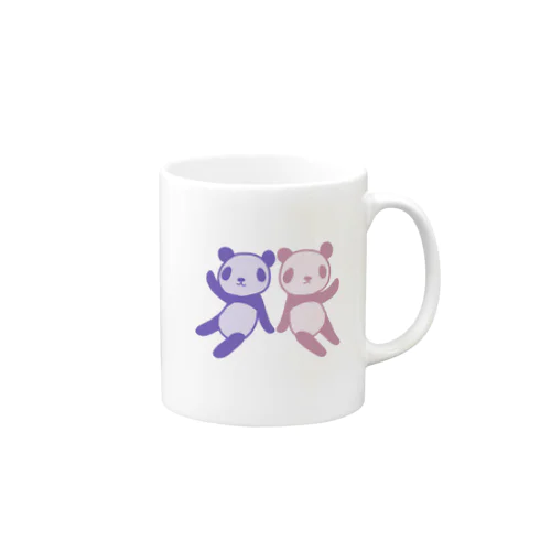 挙手パンダさん Mug