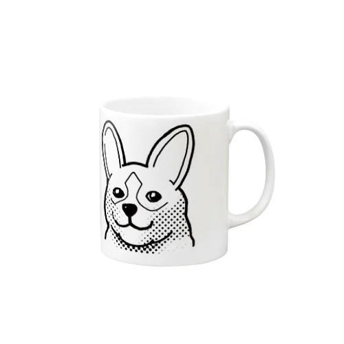 コーギー 黒 Mug