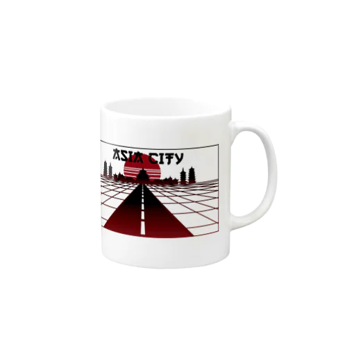  vaporwave asiacity  Mug