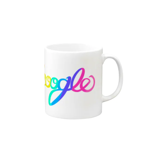 Shoogle(シューグル・週グル・週刊少年グルメ)ロゴ レインボー Mug