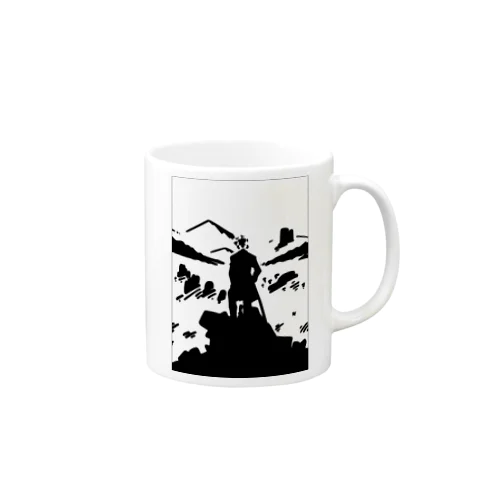 カスパー・ダーヴィト・フリードリヒ『雲海の上の旅人』（うんかいのうえのたびびと、英: Wanderer above the Sea of Fog） Mug