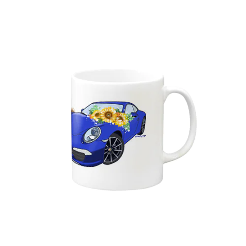 Porsche 991イラストグッズ Mug