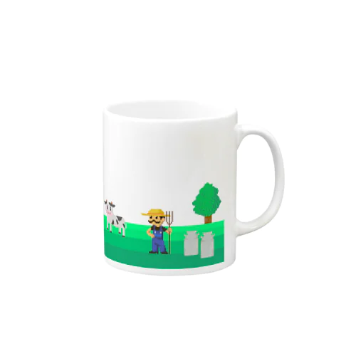 牧場の風景シリーズ Mug