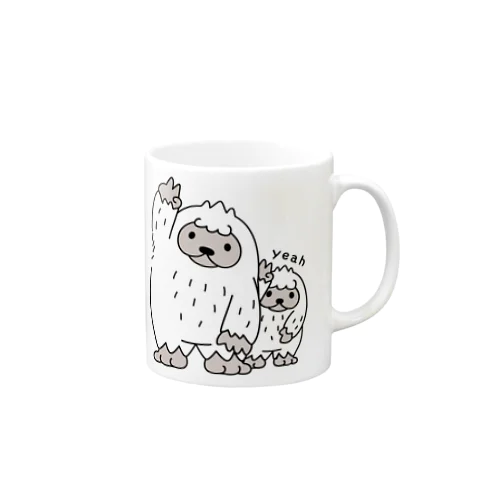 イエティのイエ～イ　とうちゃんがちょっとじゃま Mug