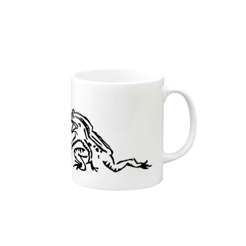 鳥獣戯画　ウサギカエル　カーリング2018春夏モデル Mug