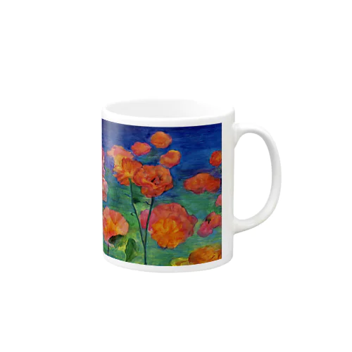 着る絵画　薔薇　と　薔薇の微笑みグッズ Mug