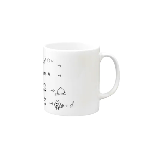 絵しりとり……！？ Mug