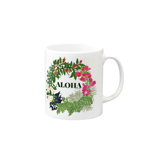 花輪ALOHA マグカップ