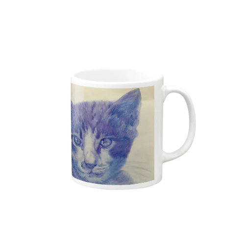 渋色猫 Mug