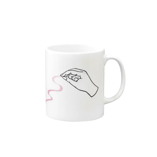 掴む手 Mug