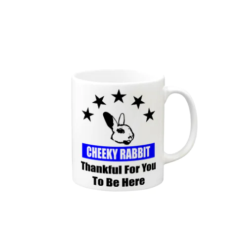 CR033_CheekyRabbit_thankful Mug