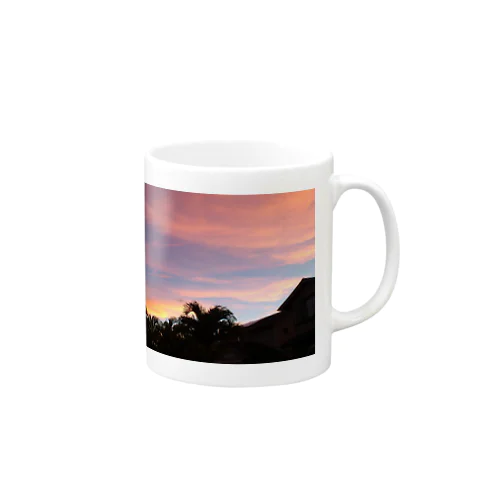 紫色の空 Mug