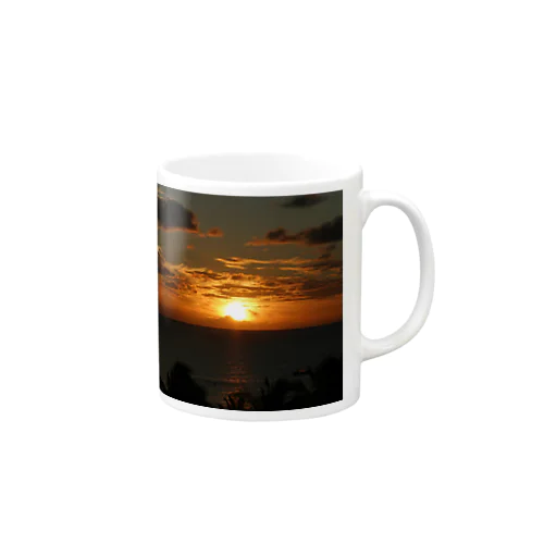 南国の美しい夕暮れ Mug