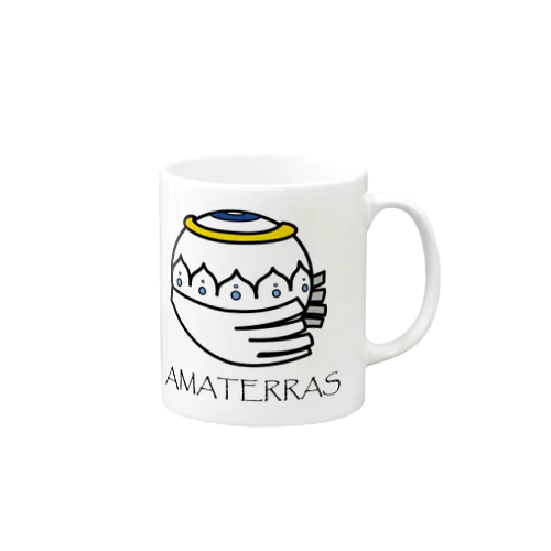 AMATERRAS with letters. マグカップ