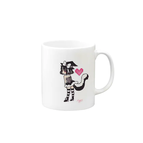 スカンクハート Mug