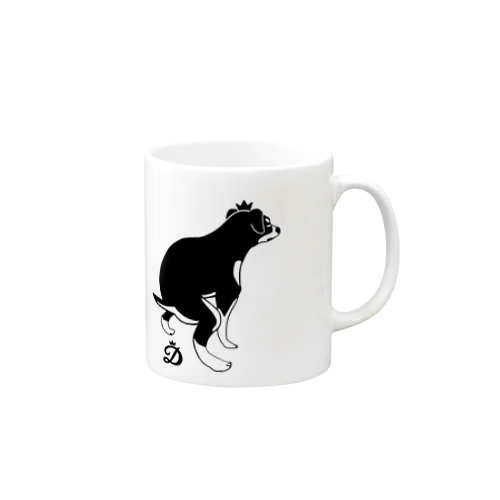 がんばる犬 Mug