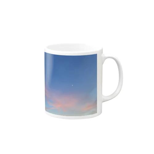 夏の空 夕方（ピンク） Mug