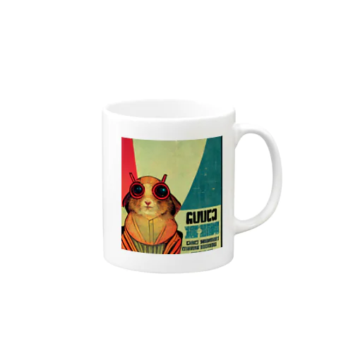 サイバーパンクモルモット Mug