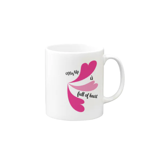 full of heart B Mug