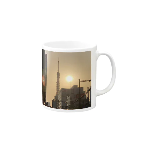 東京の光と陰 Mug