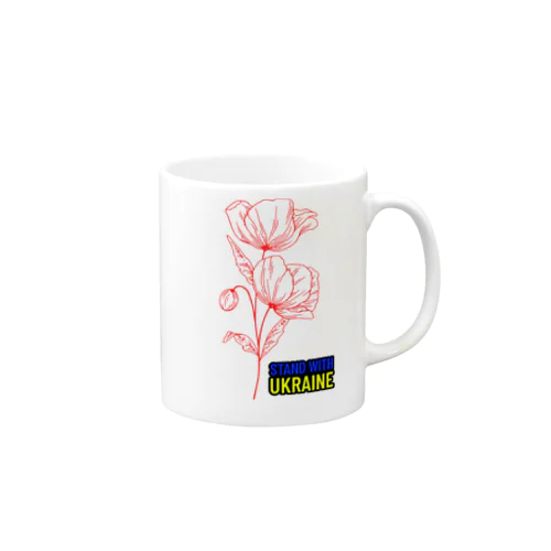 ウクライナ　Stand with Ukraine  Mug