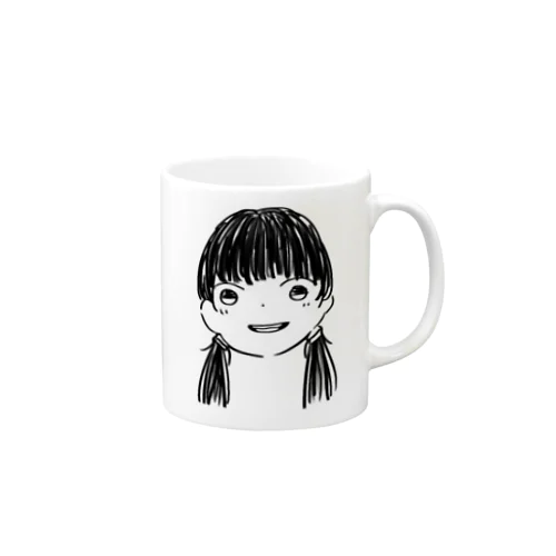 ⚠️限定色 黒髪Girl Mug