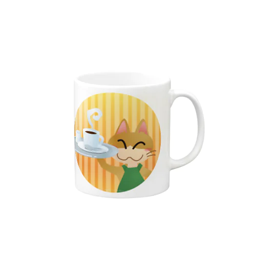 ねこオーナーのコーヒー Mug