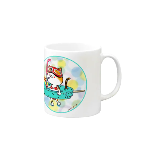 みっけの夏休み(水玉vr.) Mug