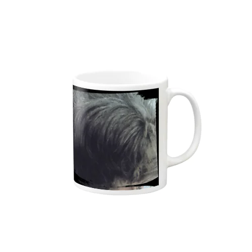 Dog Up to Face Mug