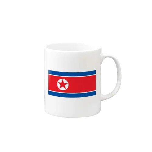 北朝鮮　国旗 Mug