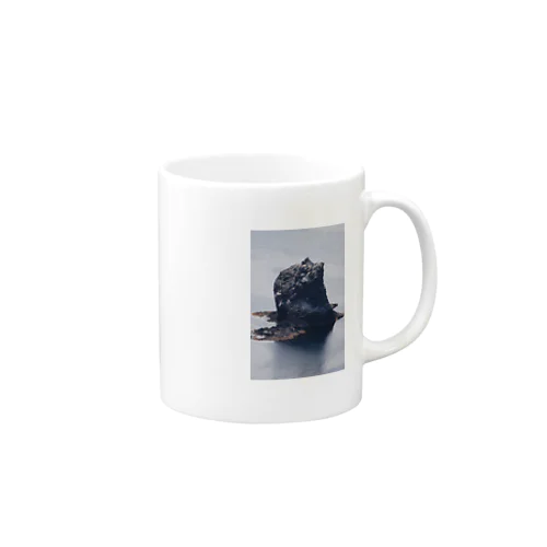 礼文島の猫岩 Mug