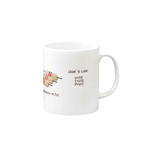 ohm`s  law. Mug