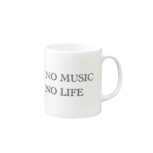 NO MUSIC NO LIFE マグカップ