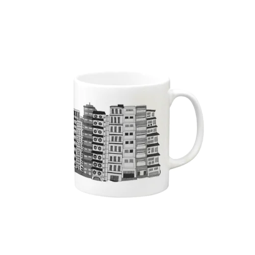 密集ビル Mug