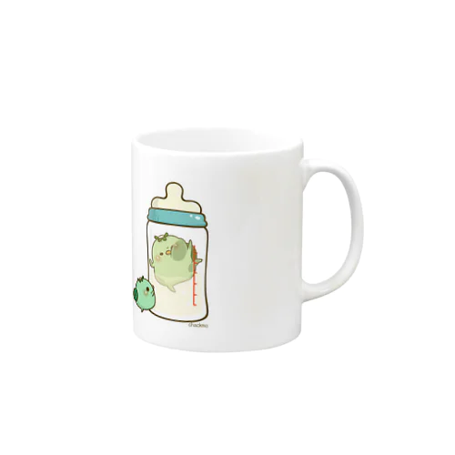 chackmo かっぱさん（哺乳瓶） マグカップ Mug