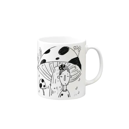 きのこ少女 Mug