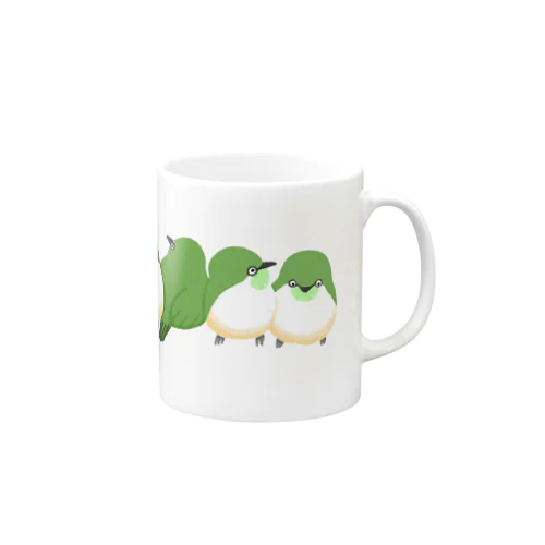 めじろ押し Mug