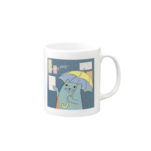 ボテッとアニマル　猫ちゃんver Mug