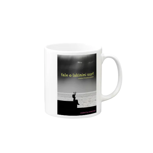 monochrome silhouette マグカップ