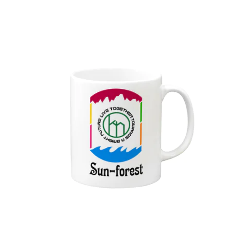 虹色sun-forest Mug