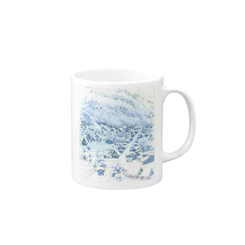 白川郷　冬 Mug