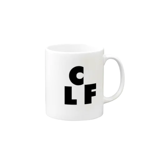 ‘CLF’いつまでも寄り添える服を マグカップ