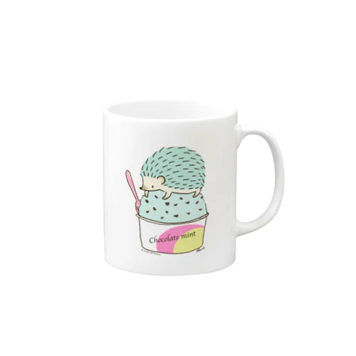 Choco Mint ハリネズミ Mug