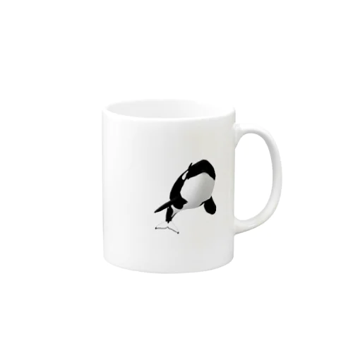 ひょっこりシャチ Mug