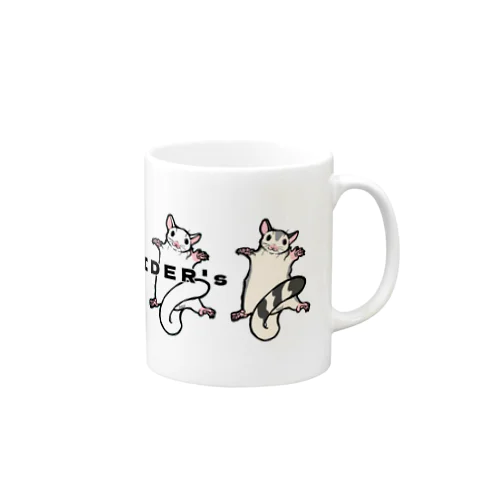 5つのモルフのフクロモモンガ Mug