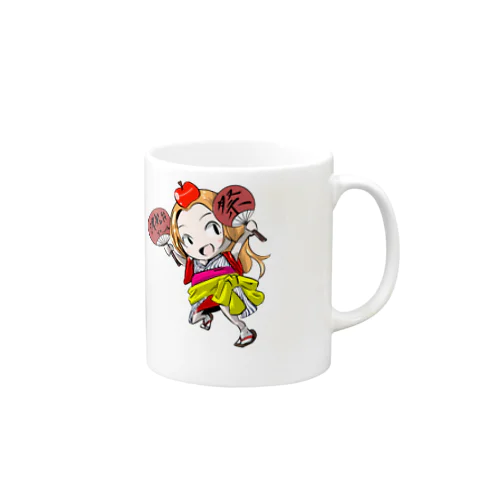 【公式】津軽弁ガールあんな応援グッズグッズ🍎 Mug