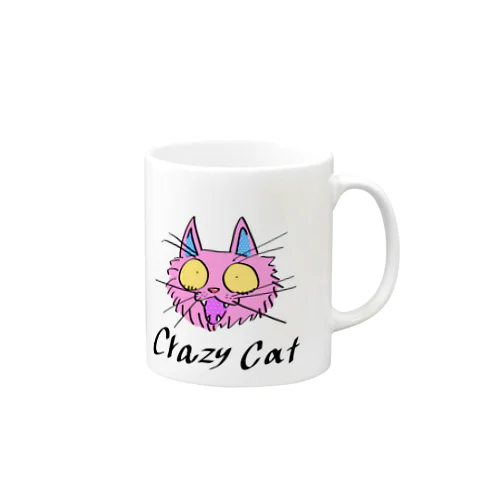 crazy cat マグカップ