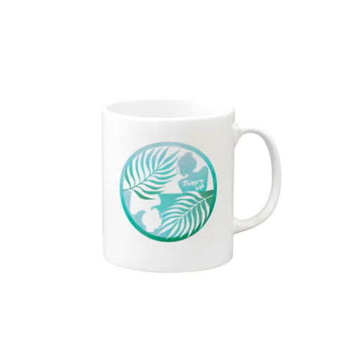 Surf's up〜良い波がきた・girl〜オリジナルデザイン Mug