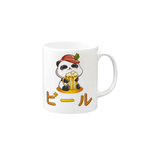  Cute Panda Drinking Beer Octoberfest Mug