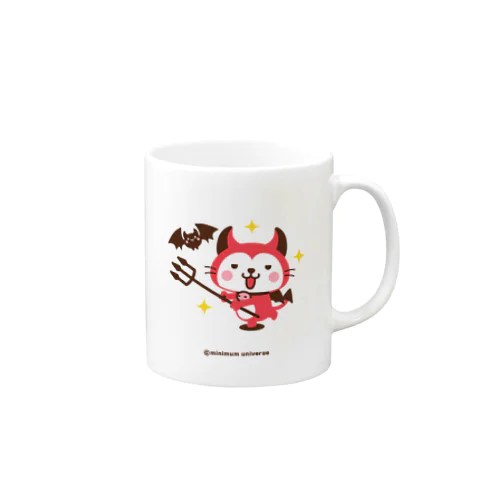 デビねこくんとコウモリさんマグカップ Mug